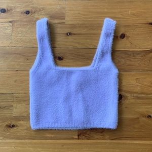 & Other Stories Fitted Ribbed Crop Top